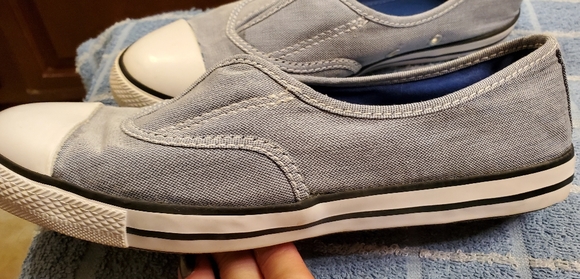 Converse All Star Slide On Denim Color Sneakers - Picture 2 of 8